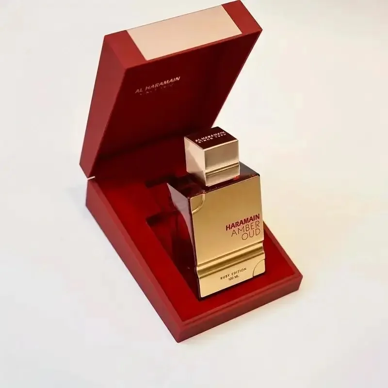 

Al Haramain amber agarwood ruby light essence is 3.3 ounces for both men and women, with woody flavor, ambergris and musk.