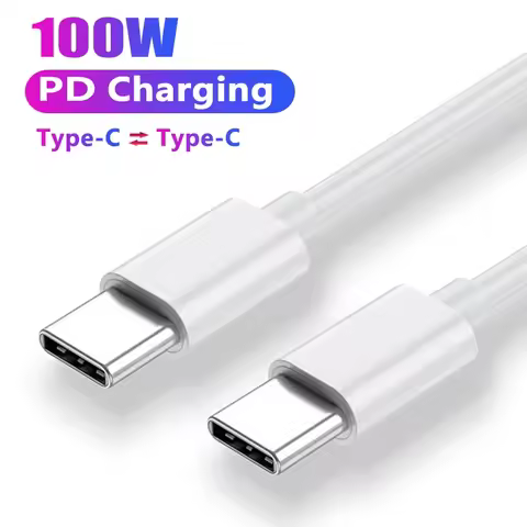 PD 100W USB C to USB Type C Cable Fast Charge Data Cable For Huawei Samsung Xiaomi Macbook iPad Data Line Type C To Type C