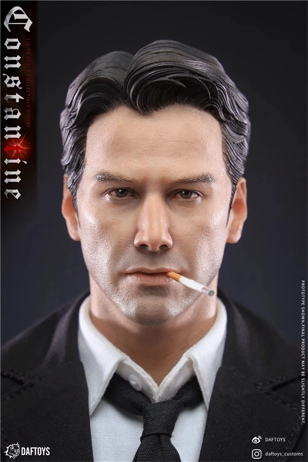 1/6 DAFTOYS F019 Male Man Hell Detective Constantine Keanu Reeves Full Set Moveable Action Figure Gfit For Fans Collect