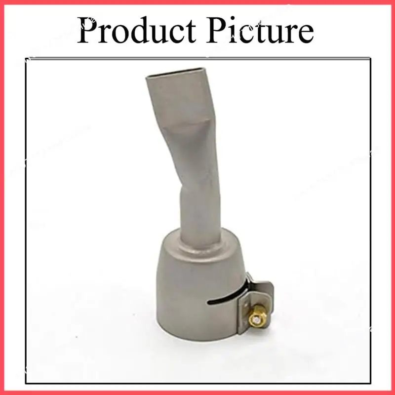 B52c 2 peças 20mm pontas de bico de soldagem plana para bico de solda de piso de pvc ponta de soldador de aço inoxidável para soldagem de ar quente tourch