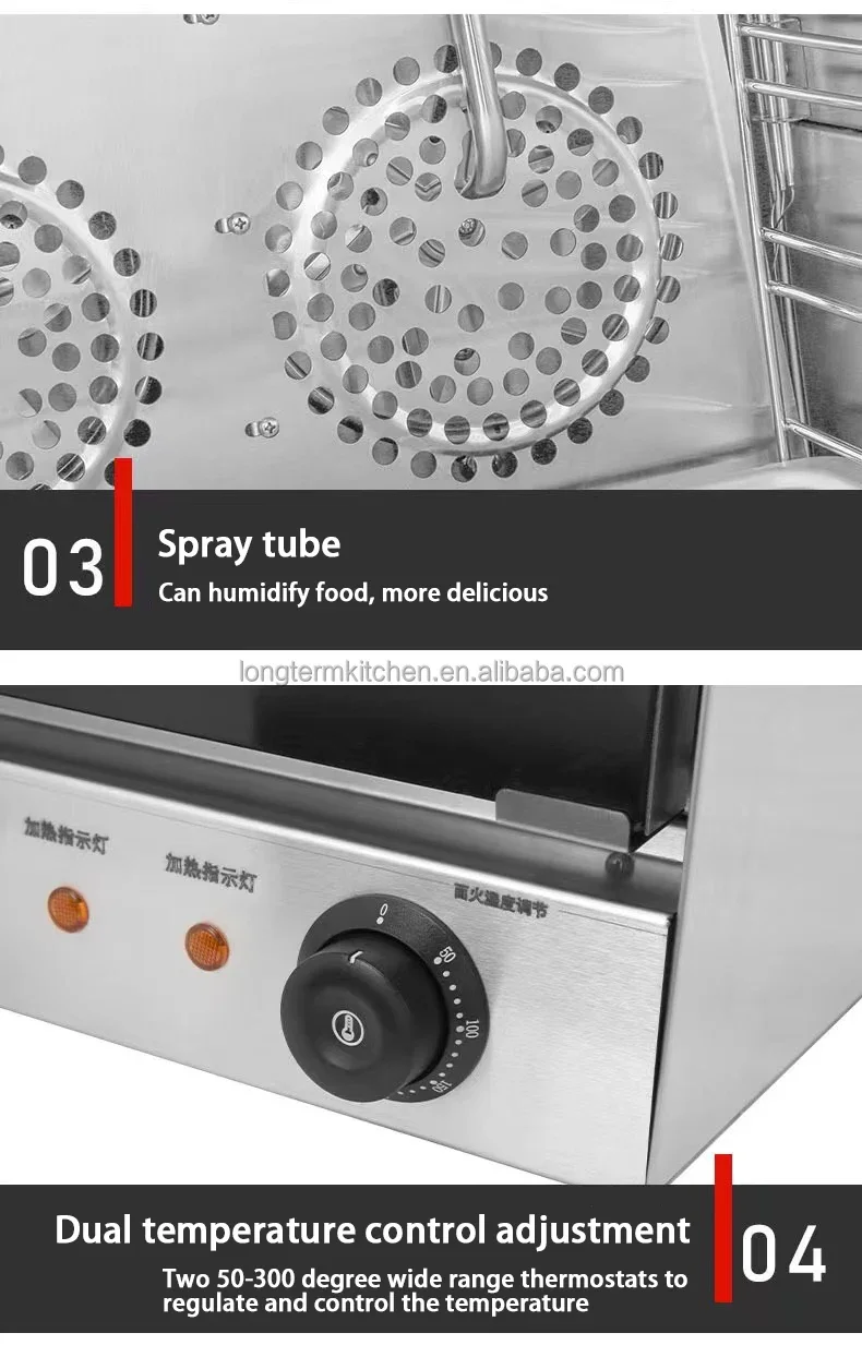 فرن الميكروويف الذكي، فرن حراري مدمج بسعة 45 لترًا من المصنع