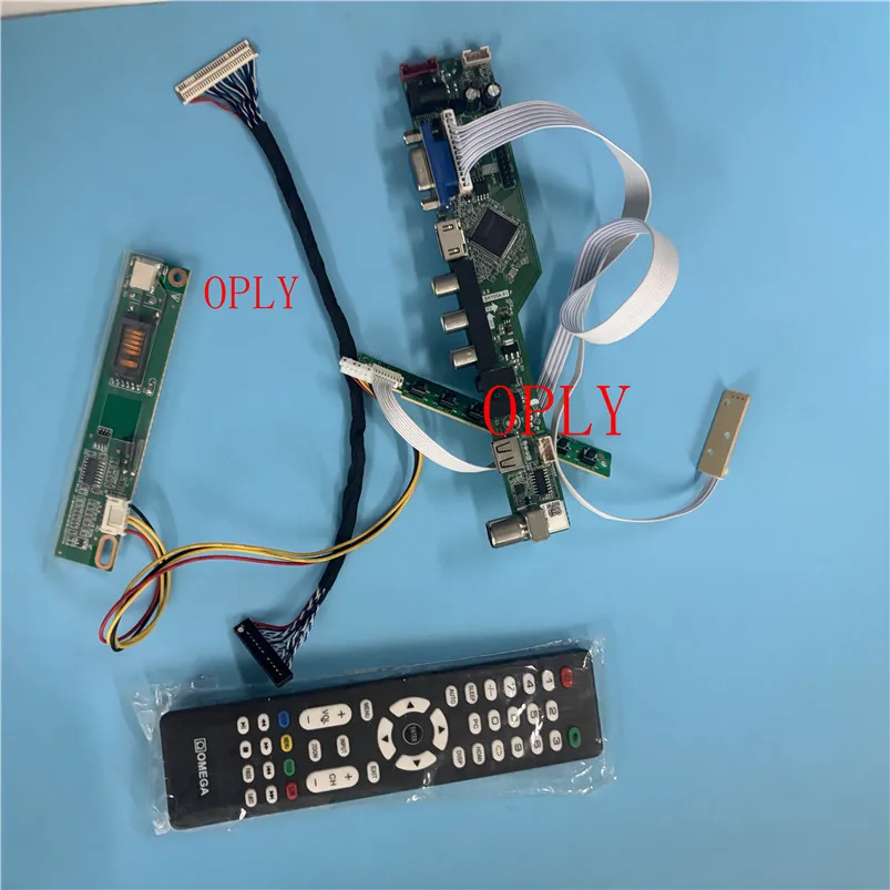 Controller Driver Board Fit HDMI AV USB IR LP154WX2  LP154WX4 LP154WX51280*800 LVDS 30 Pin 1CCFL TV Analog DIY Kit LCD Panel VGA