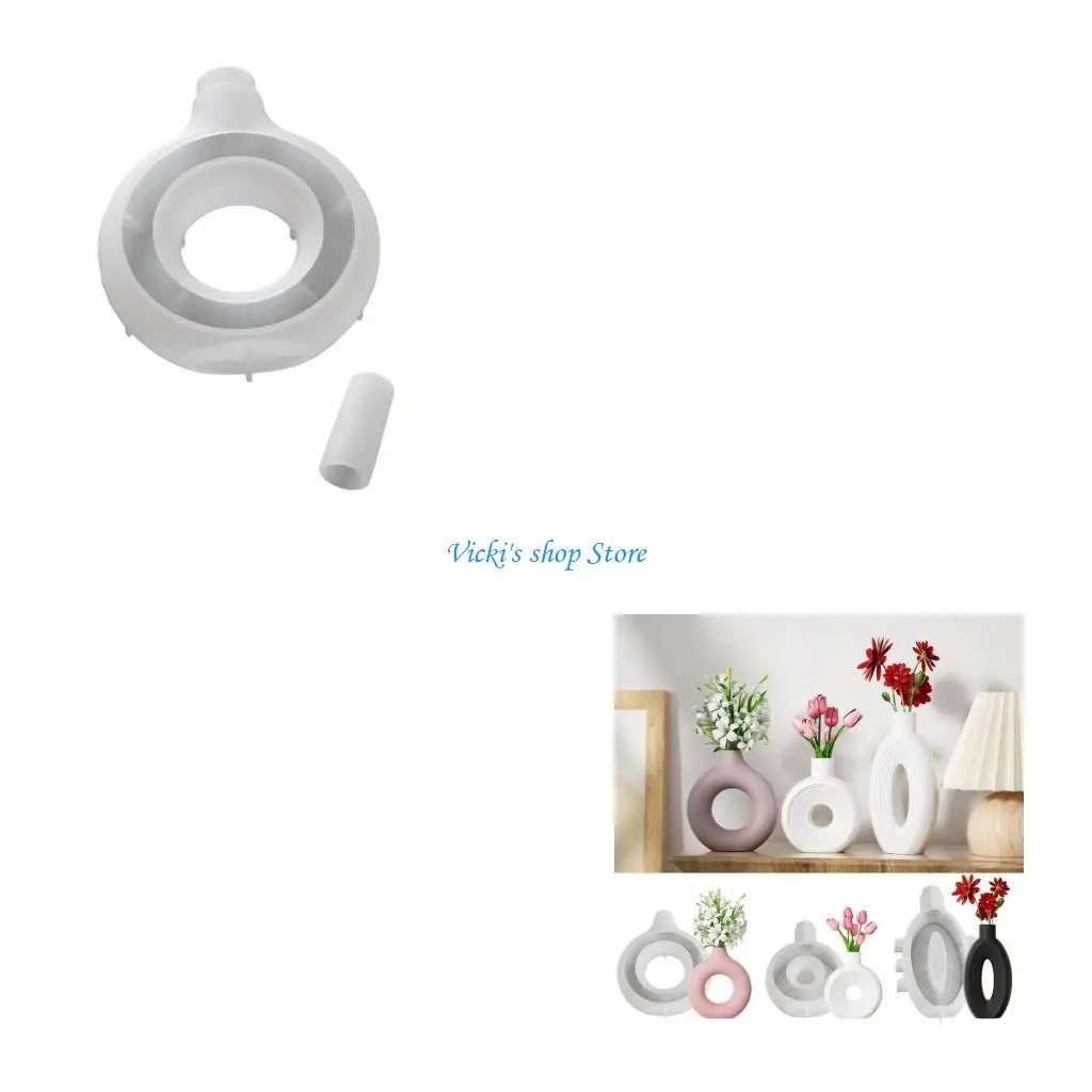 قالب سيليكون C1FC لحامل النبات مزهرية زهرة العفن غجر الزهرة #1