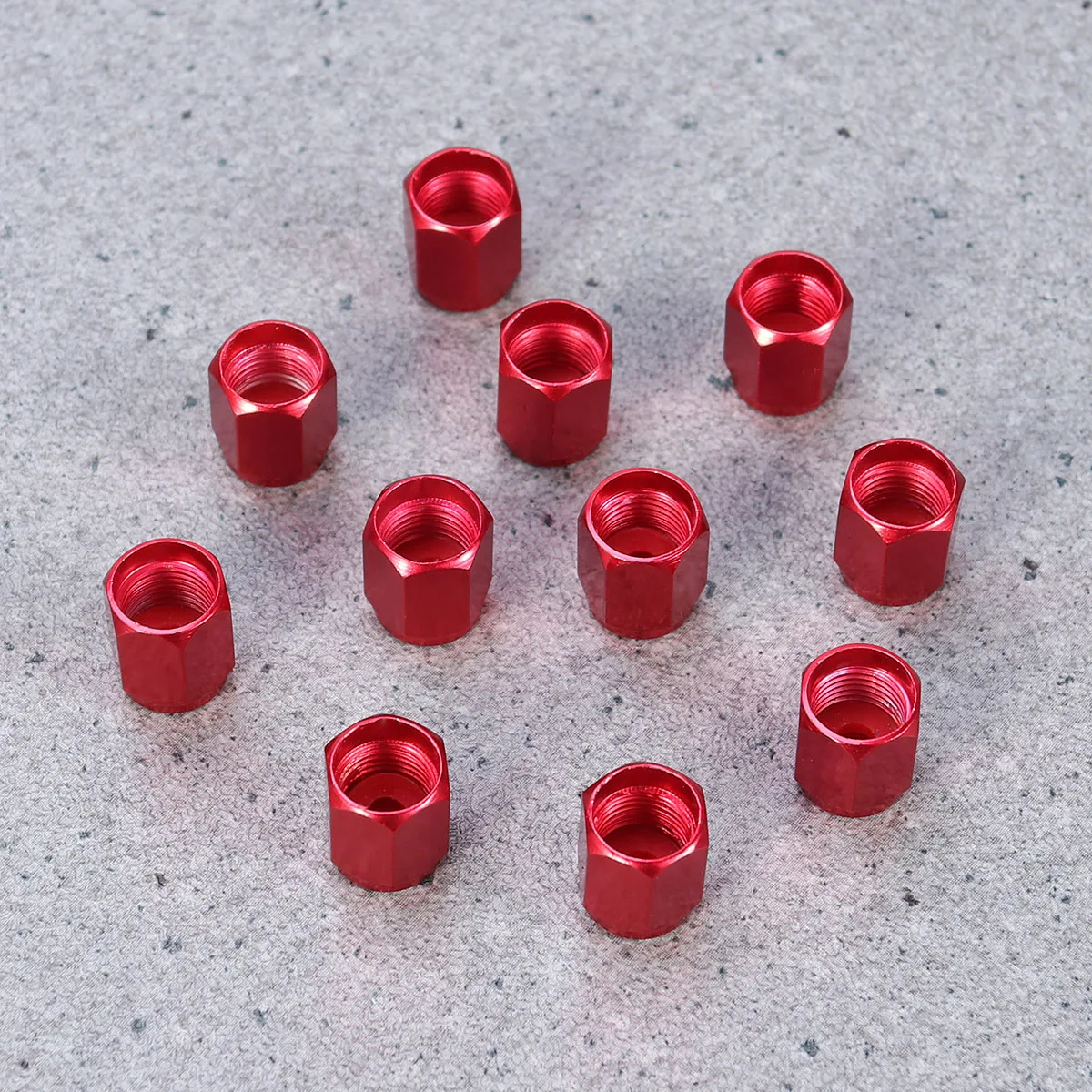 

10pcs Bike Air Caps Aluminum Alloy Valve Stem Caps For Bicycle Road Bike Rustproof Anodized Tire Dust Covers Wheel