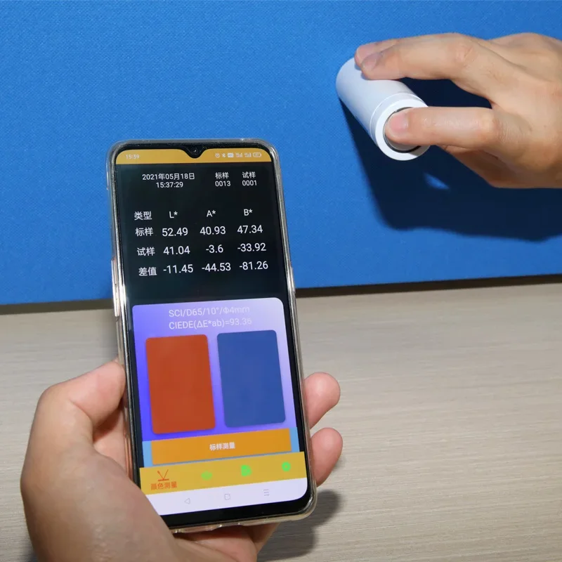 Digital Pocket Chroma Meter 3NH CR1Mini Color Analyzer Colorimeter