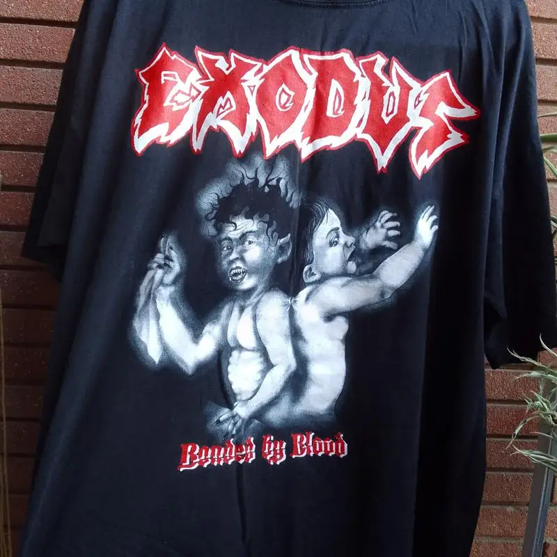 Camiseta Original Exodus Bonded By Blood Thrash talla Xl