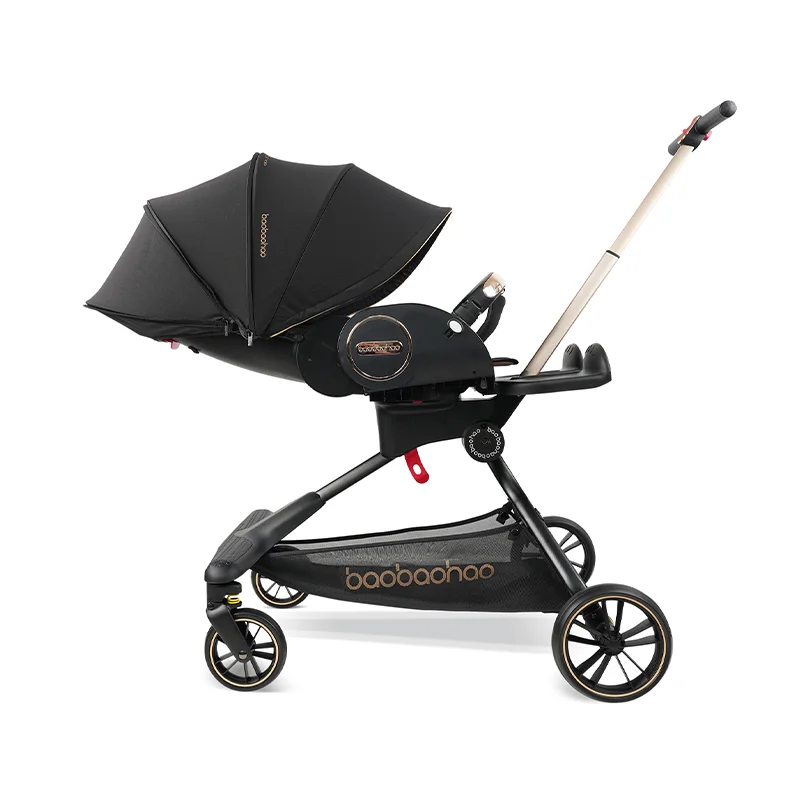 

New Baby Stroller Can Sit and Lie Light Baby Stroller Walking Baby Stroller Folding High Landscape Umbrella Car Outdoor Travel