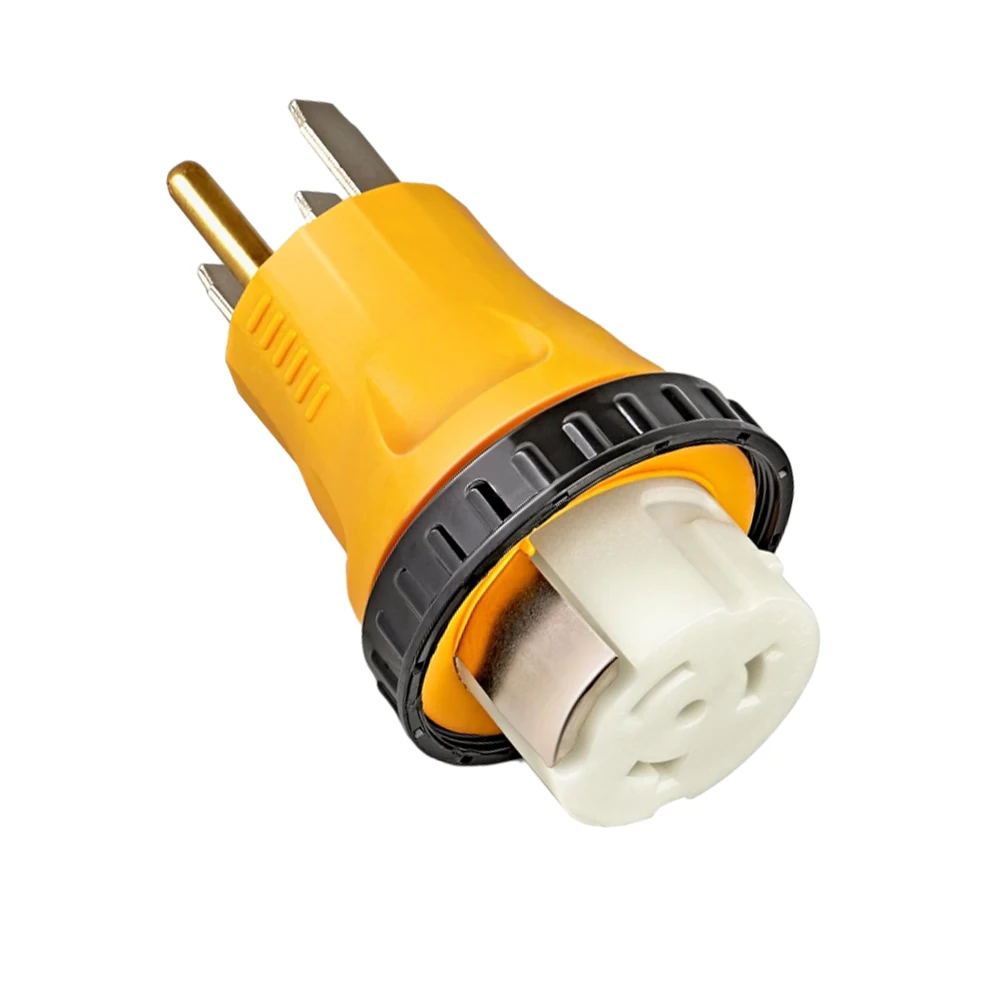 Dla Camco Progressive Renogy NEMA 14-50P męski na SS2-50R żeński 125 V/250 V RV Generator kabel adapter wtyczki typy wtyczek amerykańskich