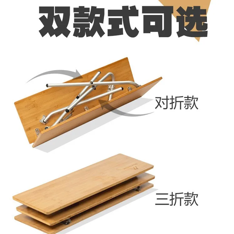 Outdoor camping bamboo folding table picnic table portable storage half off 30% off