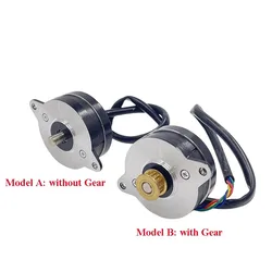 36HKY140 Micro Thin Round 36MM Stepping Motor 0.9Deg 2-Phase 4-Wire Stepper Motor XML Gear for 3D Printer Camera Monitor