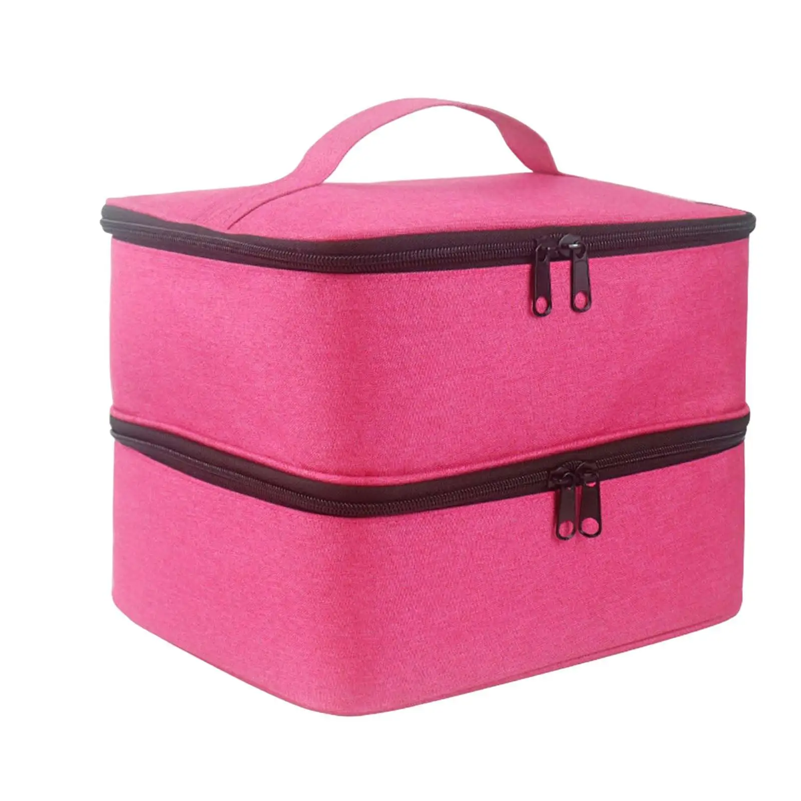 

Чехол для переноски лака для ногтей, сумка на молнии для маникюрных наборов для маникюра, домашний темно-синий