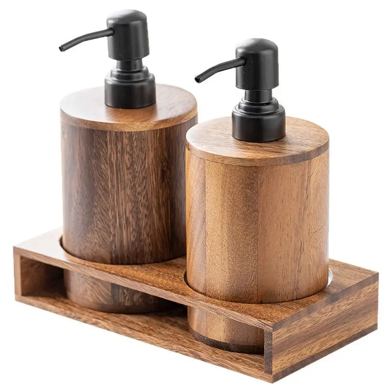 

Лосьон из орехового дерева для ванной комнаты, банка для отеля, бутылка эфирного масла, пресс для шампуня, геля для ванны, пресс для лосьона, дозатор для дополнительных бутылок