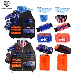 Coolest Dulglafor Nerf Gun, Winchester 1887 Elite Jacket, 100% Nylon, Compatible avec Nerf GlaKit, 2 Packs