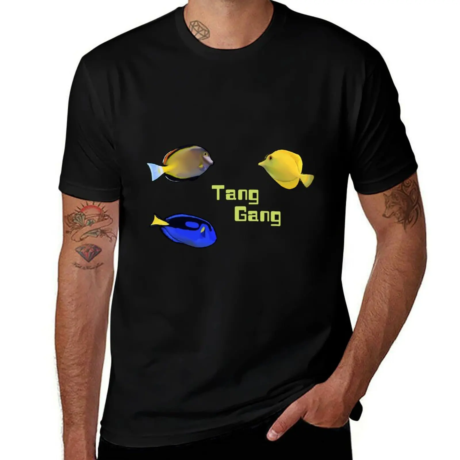 

Tang Gang T-Shirt man t shirts graphic t shirt man cotton T-Shirt