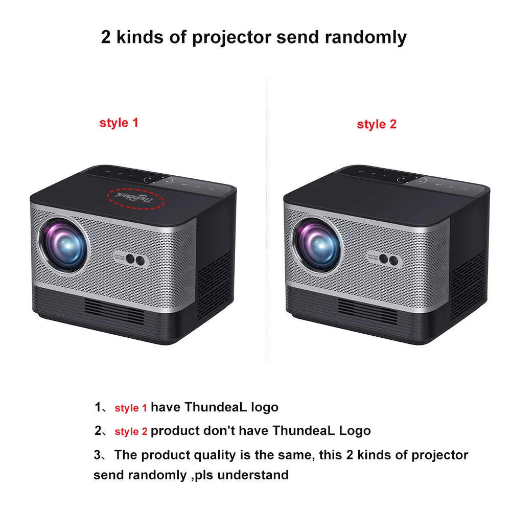 ThundeaL Full HD 1080P TDA5W Mini Tragbarer Bildprojektor Android WiFi 4K Video TDA5 Smart Home Theater Kino-Beamer – Detail 22
