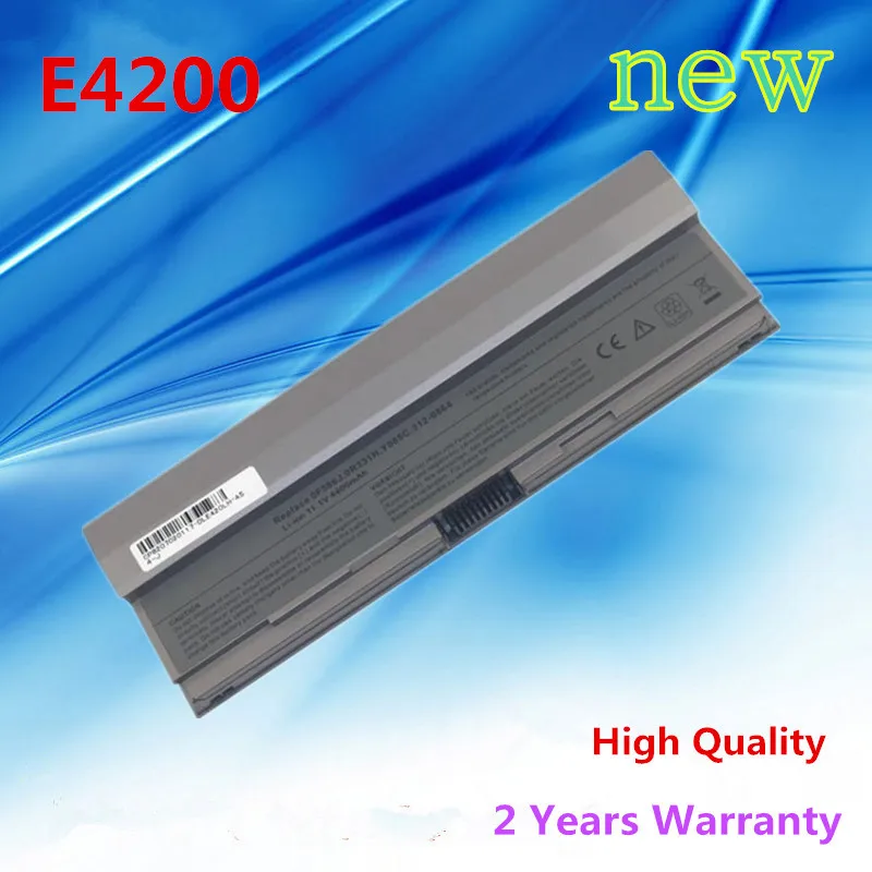 new high quality laptop battery for Dell Latitude E4200 F586J  R331H  R640C  R841C  W343C  W346C  X784C  Y082C  Y084C  Y085C