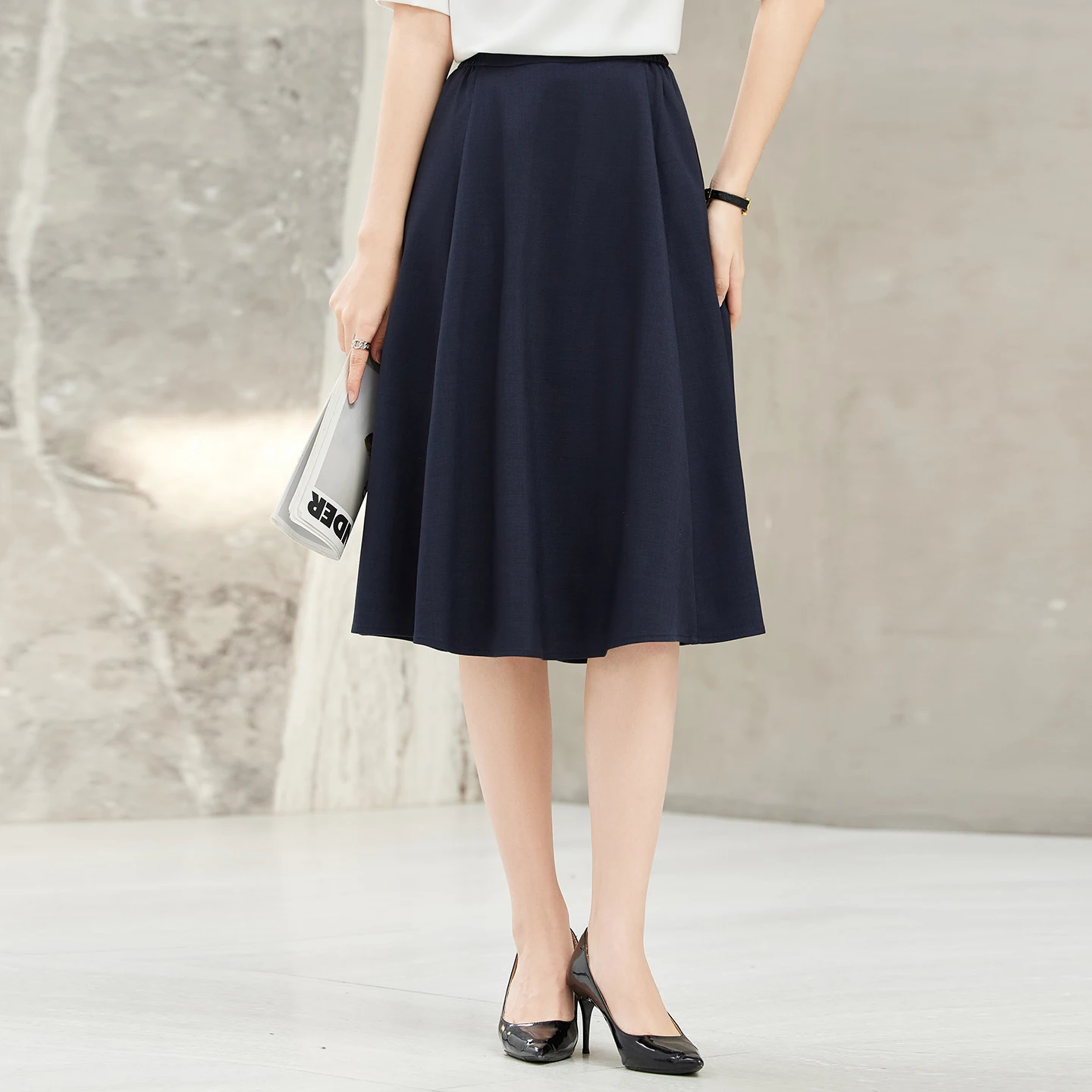 

Alyssa Elegant Fashionable Professional Women's Skirt High-Quality Spring Summer New Arrival 2026