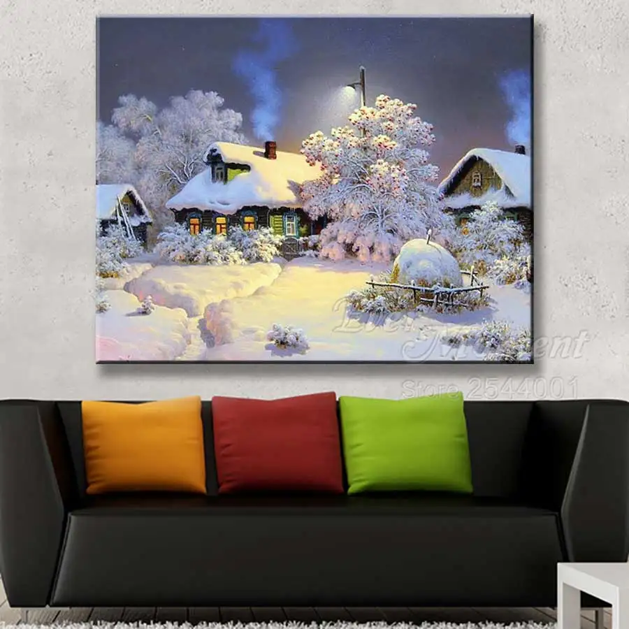 Ever Moment Diamond Painting Season Scenery Tree River Full Square Drill Embroidery DIY Handmade Mosaic Cross Stitch ASF2068