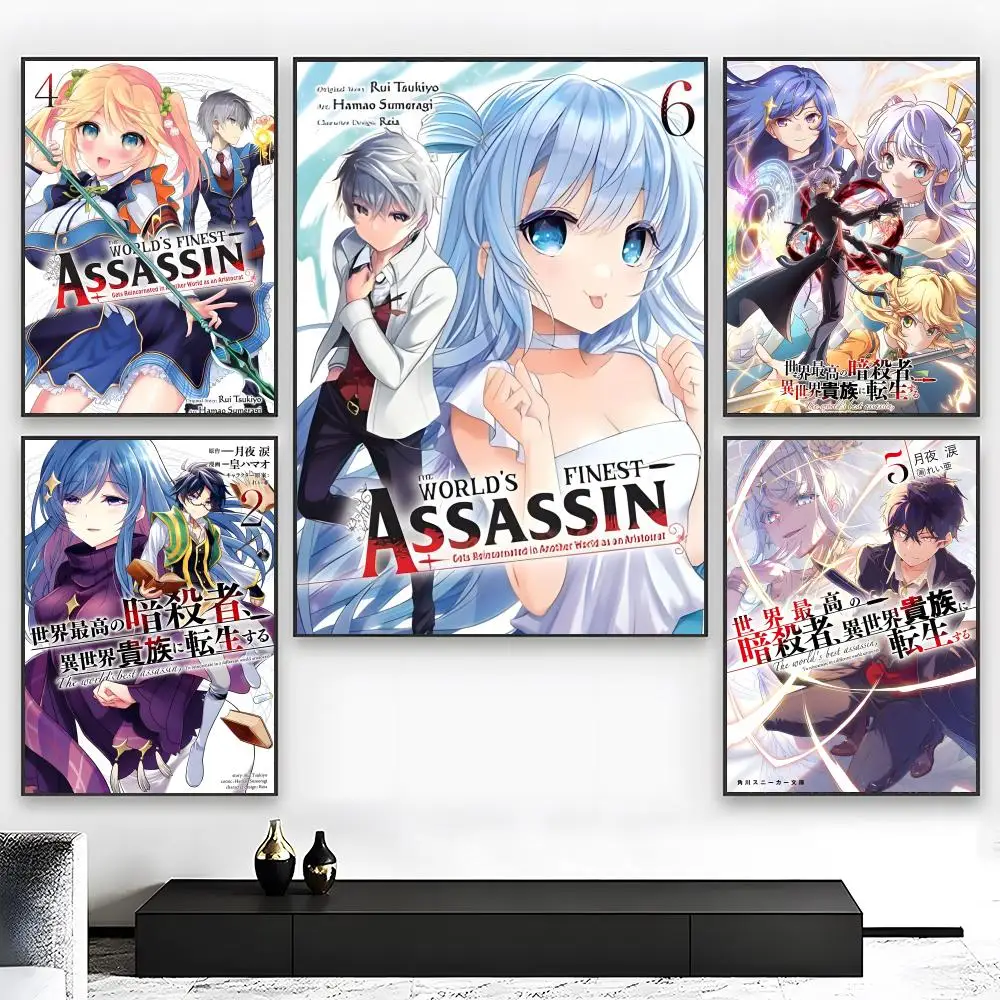 anime R-Reincarnated Aristocrat Poster Wall art print art suitable for living room bedroom bar parlor home decor gift