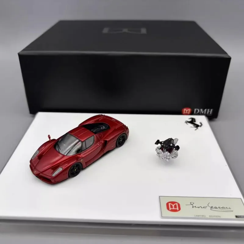 DMH 1:64 ENZO Limited edition high-end resin simulation static car model collection decoration, a holiday gift for friends.