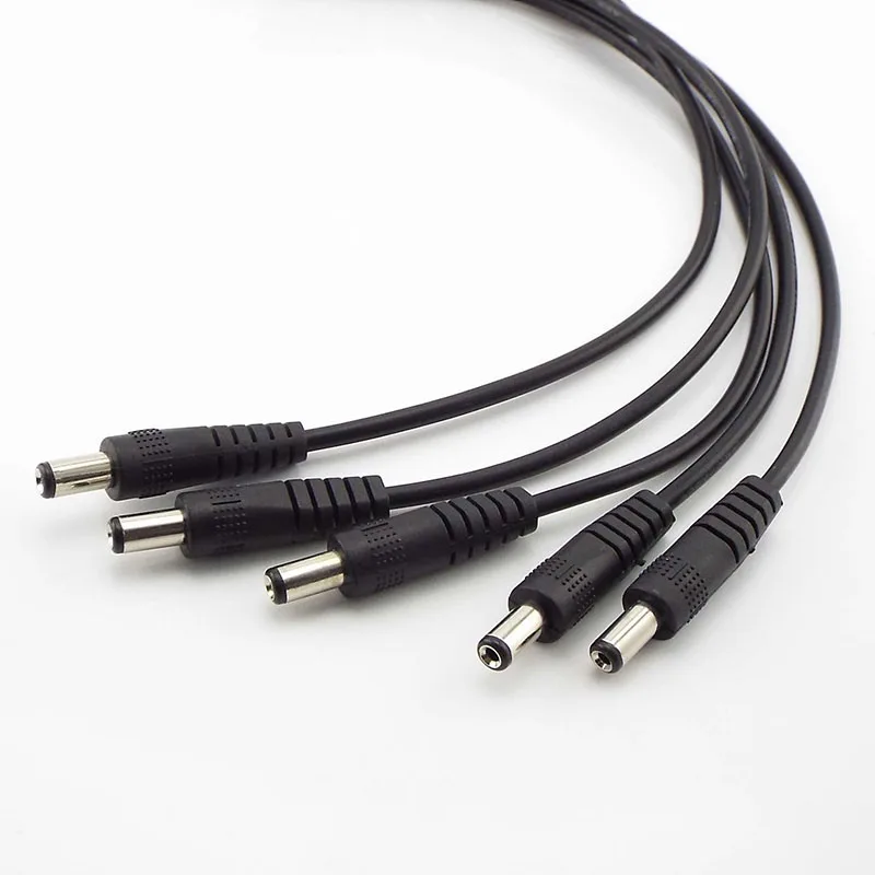 5.5 x 2.1mm DC 12V 3A male to male Power supply diy cord Extension cable CCTV camera Adapter Connector Power Cords 0.5M 1M 2M