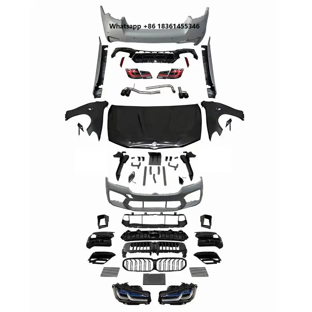 

For 5 Series F10 2011-2017 China Old to New M Power F90 Bodykit F10 Upgrade G30 2021 M5 Body Kit