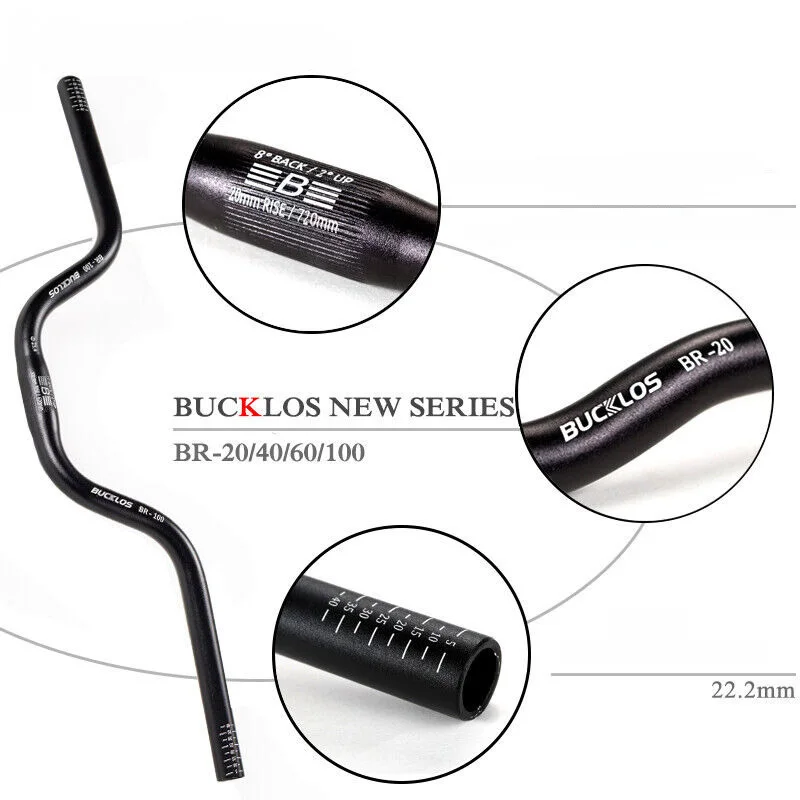 31,8*720/780mm Mountainbike Lenker 25,4*620/660/720mm Aluminium Legierung Swallow Speed Down Heber Mtb Lenker Fahrrad Zubehör – Detail 6