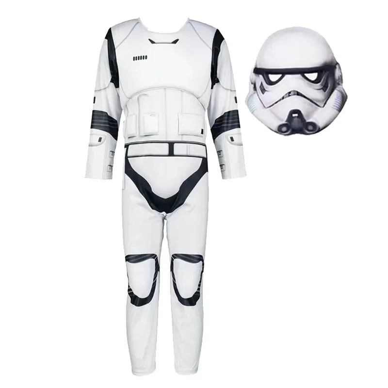 Zz04zz12Halloween para niños Anime Cosplay Galaxy Bounty Hunter Stormtrooper Disfraz de fantasía con personalidad Disfraz Hallo