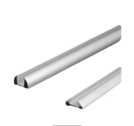 1 set Moving door track round No grooves Wardrobe Push pull sliding door Single chute Guide Cabinet Up and down rail