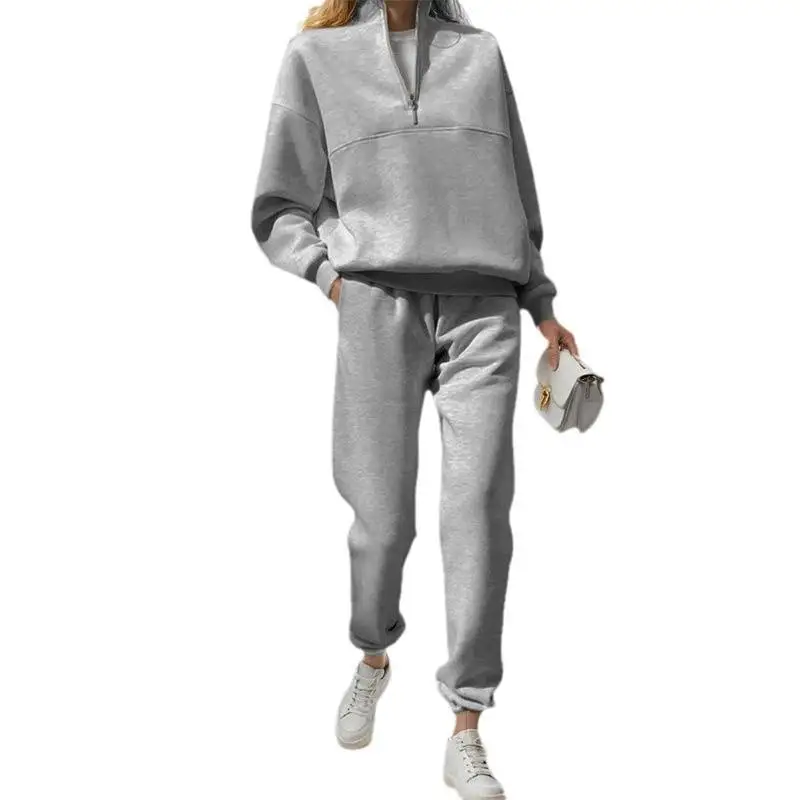 

Women's Sports Long Sweated Sweatirt And Pants Set Faionable Workout Outfit Long Sve Summer 2024 Collection