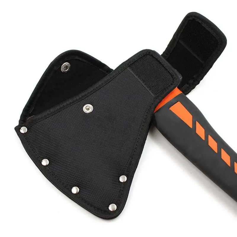 Axe Sheath Head Cover Hatchet Head Holster Thicken Nylon Protective Sleeve Camping Blade Cover Protector With Metal Buckle