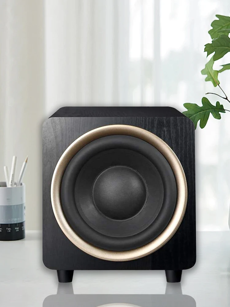 Haut-parleur de subwoofer passif 10/12 pouces 4Ω à longue course, caisson de basses super puissant, amplificateur DNF haute fidélité pour home cinéma