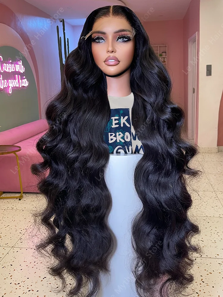 Wear Go HD Transparent 13x6 Body Wave Lace Frontal Human Hair Wig 30 40 Inch 13x4 Lace Front Wigs Brazilian 5x5 Closure Glueless