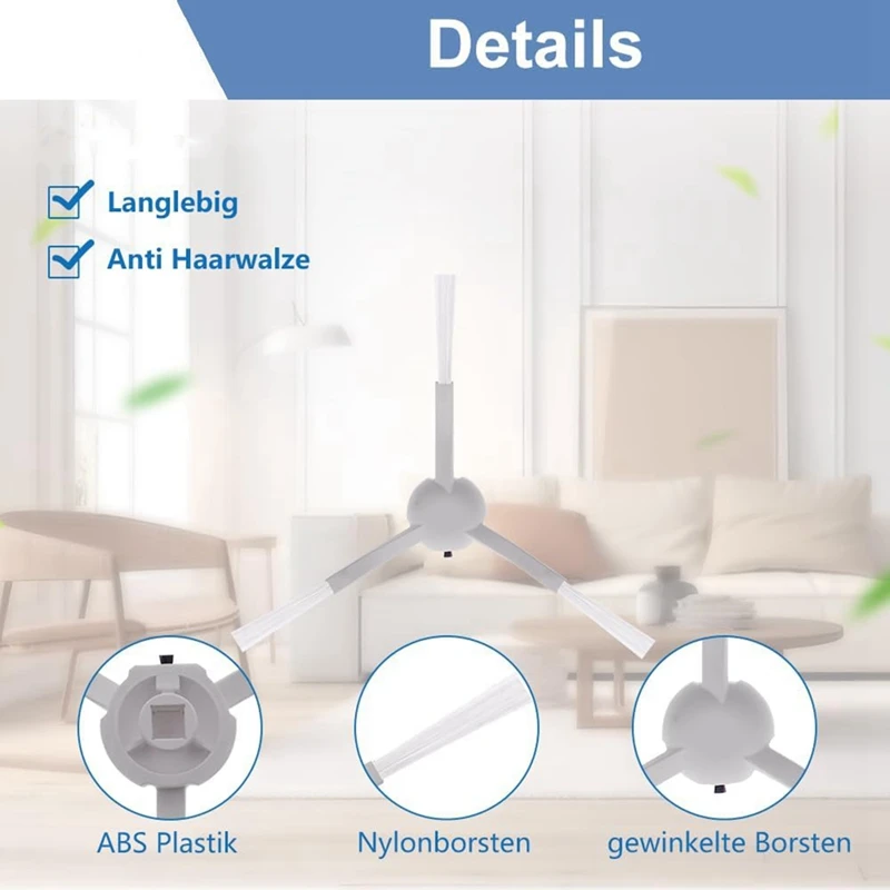 JDZD Для Dreame L10s Ultra / L10 Ultra / Xiaomi X20+ Основная боковая щетка Hepa-фильтры Швабра Ткань Мешки для пыли Робот-пылесос