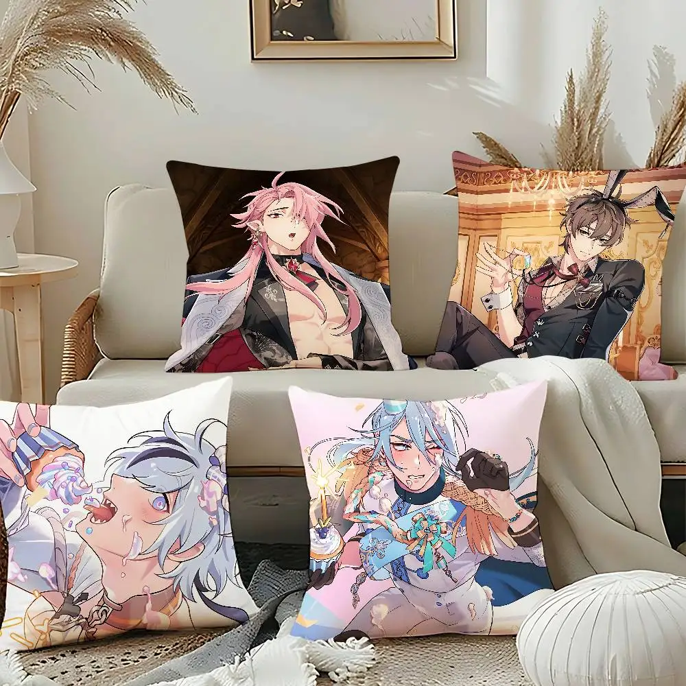 Game N-Nu C-Carnival Customizable Square Pillowcases, Stylish And Soft, Perfect For Beds, Cars, And Sofas.