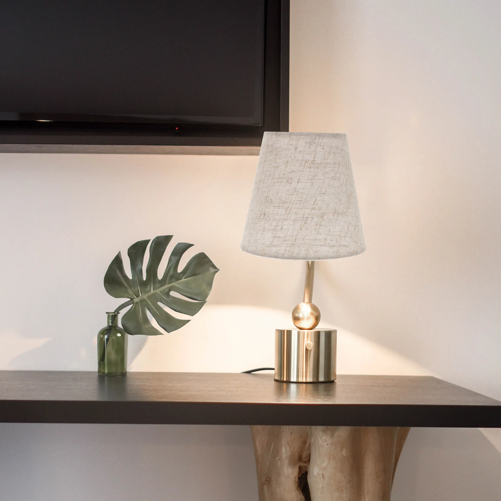 

Fabric Lampshade Table Desk Floor Bedside Light Cover Modern Home Hotel Decor Soften Brightness Easy Install