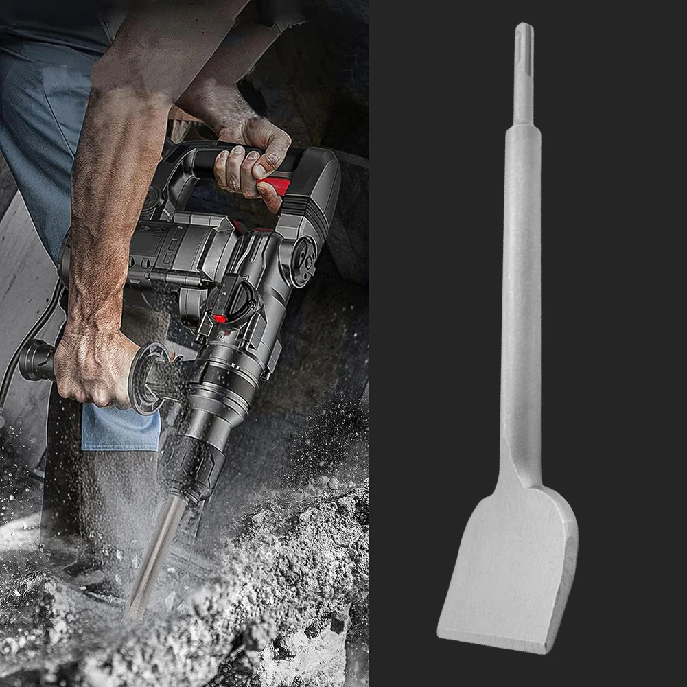SDS Plus Chisel 75/100mm Wide Electric Hammer Drill Chisel Tool Cranked Tile Removal Chisel for Tiles Old Plaster Wall Concrete