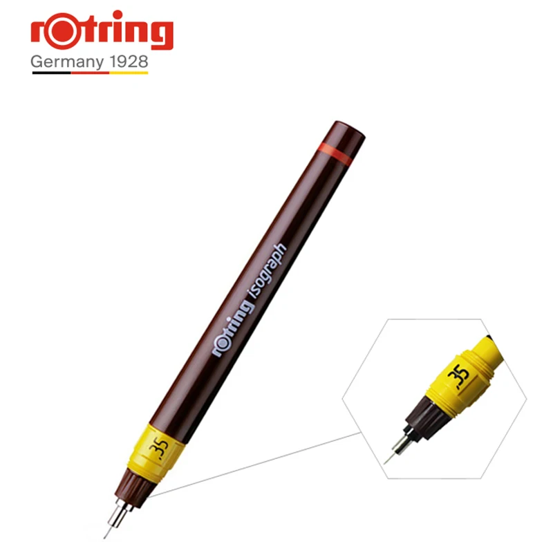 Punta de repuesto de ingeniería ISOGRAPH de Rotring alemán, pluma de línea de gancho de aguja Fineliner, punta fina, Punta múltiple, marcador de arte, 0,1-0,8mm