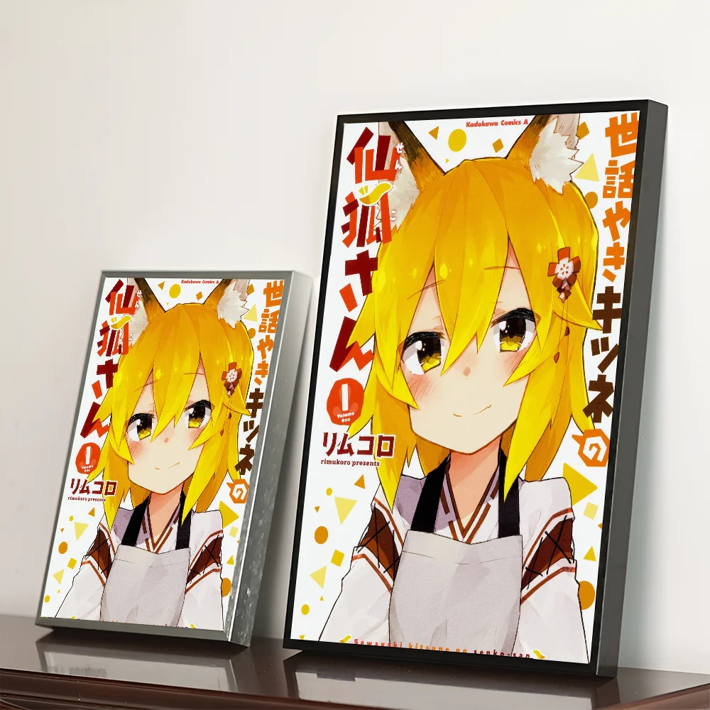 The Helpful Fox Senko San Poster Sticky HD Quality Wall Art Retro Posters for Home Kawaii Room Decor