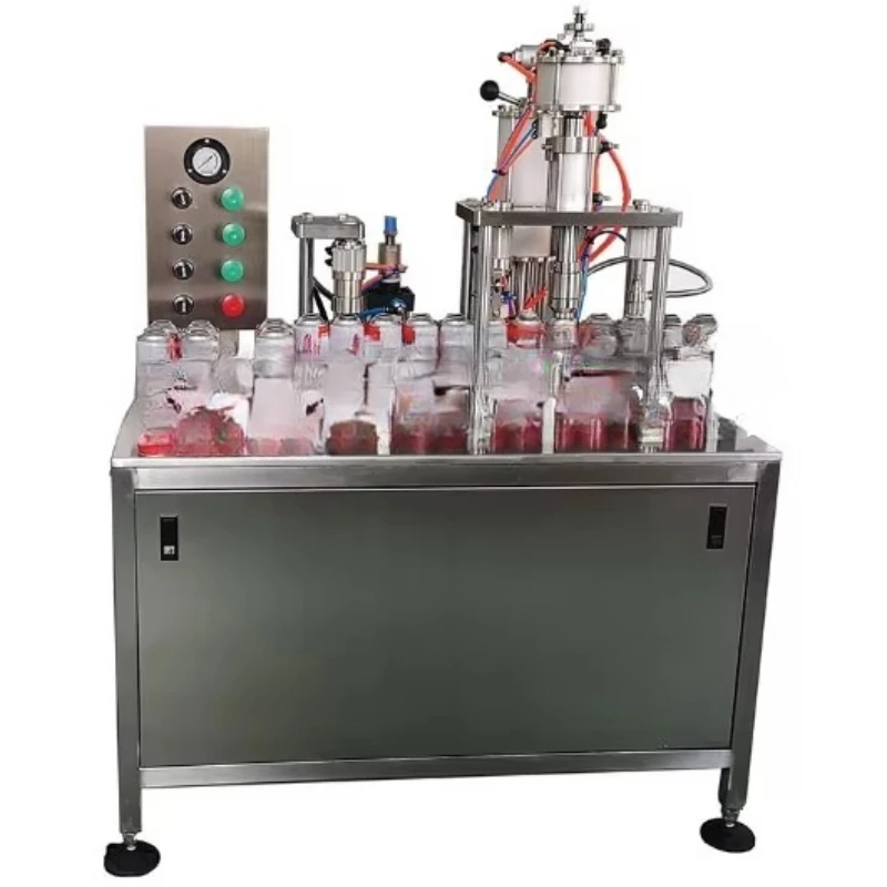 three-in-one aerosol spray can filling and sealing machine, spray can filling machine
