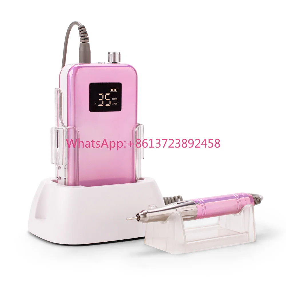 Misbeauty New Innovative Arrival Professional Coreless Motor Rechargeable Portable Electric Nail Drill 35000RPM Nail Efile