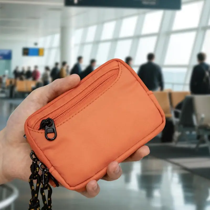 Mini-Münzbörse – Große Kapazität Kartenhalter, Multi-Slot Kleingeldbörse für Damen & Herren – Detail 1