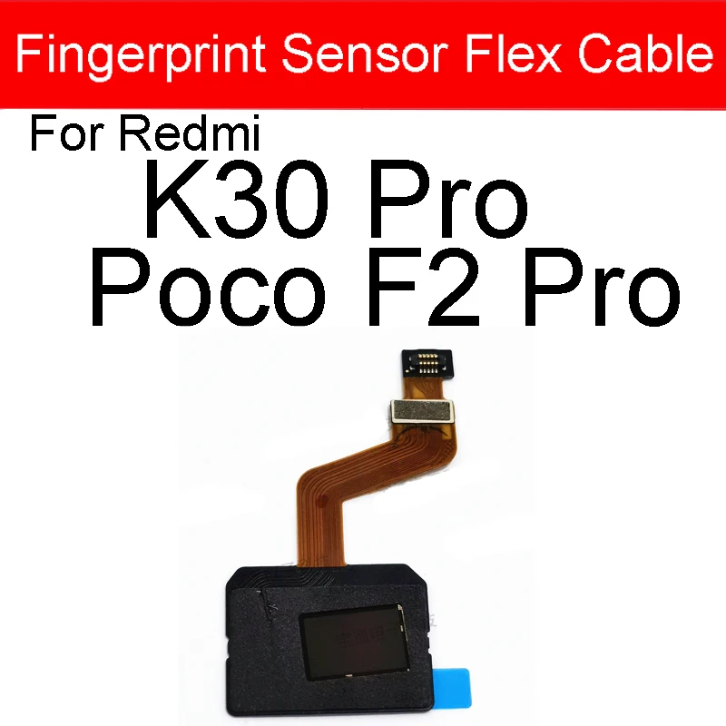 

Home Button Fingerprint Flex Cable For Xiaomi Redmi K30 Pro K30 Pro ZOOM Poco F2 Pro Menu Return Recognition Sensor Flex Cable