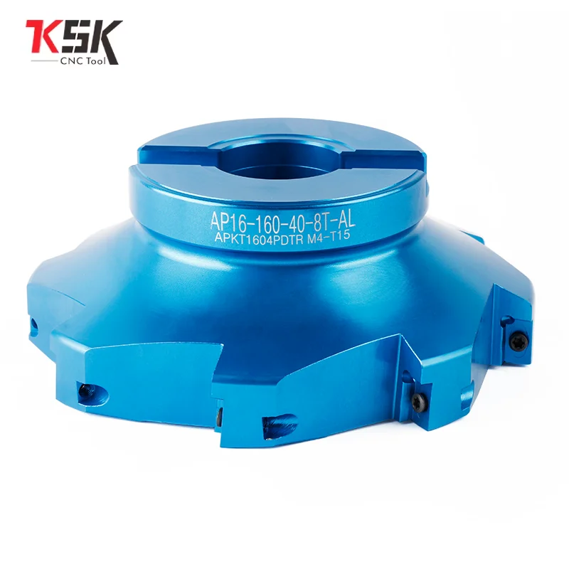 BAP 400R-160-40-8T aluminum alloy face mill cutter 160mm ultra light cutter APKT1604 Inserts