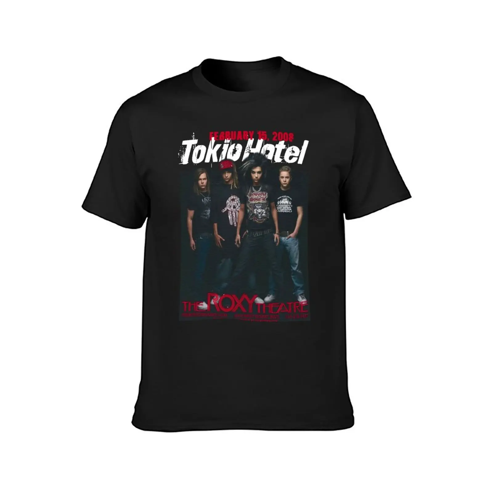 Tokio Hotel poster T-Shirt funnys customs design your own aesthetic clothes tees t shirt for men