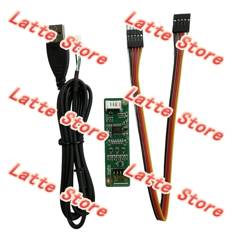 5-Pin USB Touch Driver Control Board Set, Resistive Digitizer Glass Panel Controller Kit