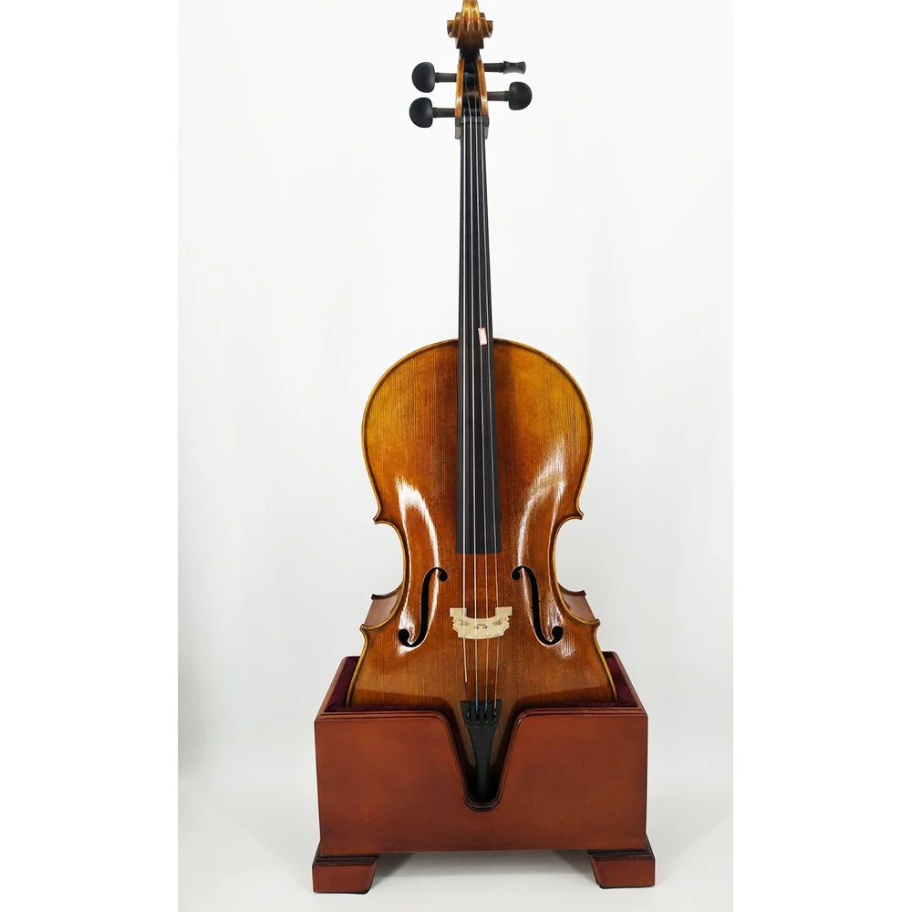 

Hooqu Musical Instrument Accessories Wooden Cello Base Stand Cello Display Stand