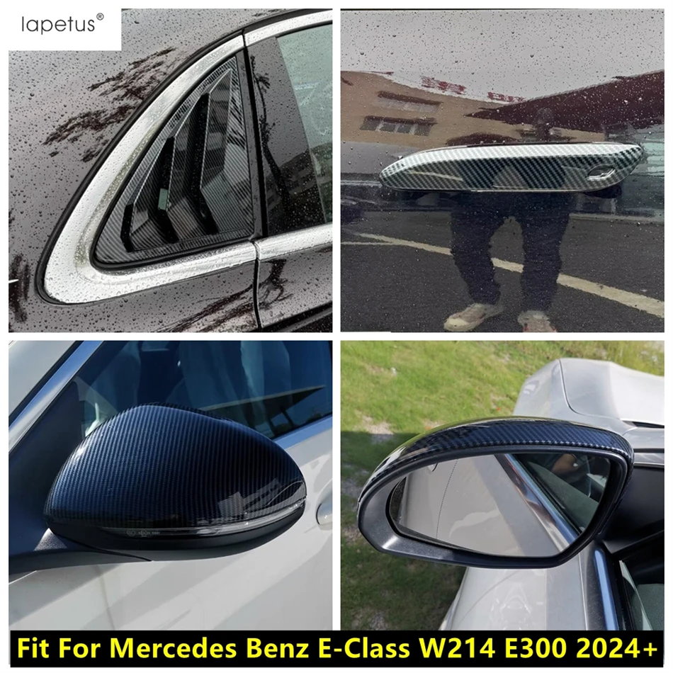 

Rear Window Louvers Air Vent Blinds / Door Handle / Rearview Mirror Cover Trim Accessories For Benz E-Class W214 E300 2024 2025