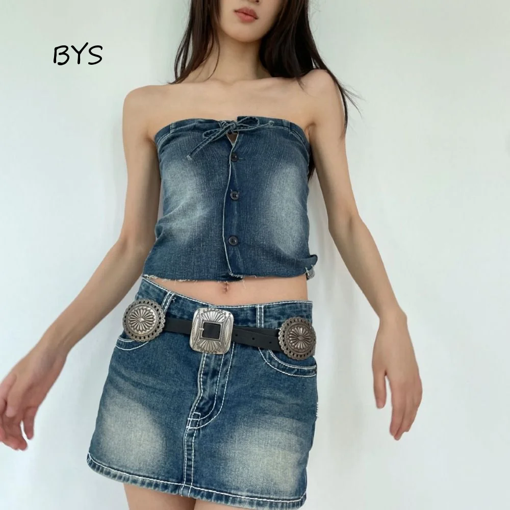 Y2K Metal Carved Belts Western Style Cowboy Wide Bohemian Style Belts PU Leather Exaggerated Ethnic Style Waistband Women