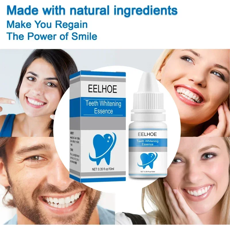 EELHOE-Essência Clareador Dentes, Remover manchas de placa, Higiene Oral, Produtos Branqueadores, Limpeza, Hálito Fresco, Ferramentas de Odontologia